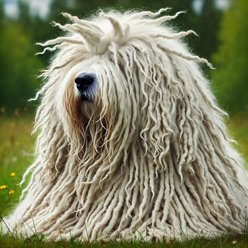 Besonderheiten des Komondor-Fells