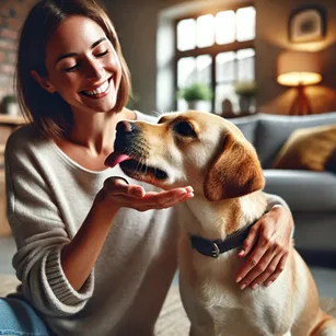 Warum lecken Hunde uns ab