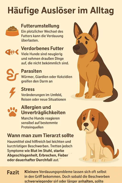 Hausmittel bei Hundekot Durchfall